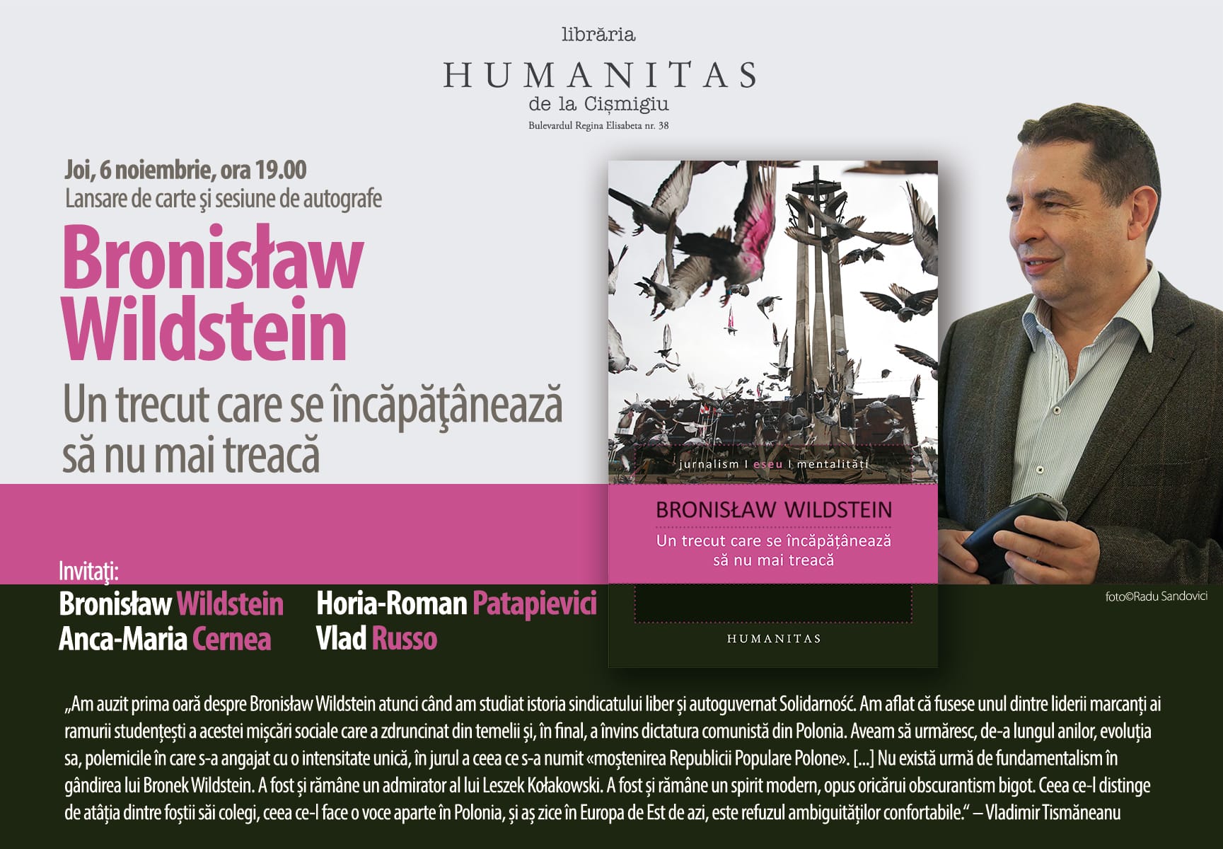 Bronislaw Wildstein Lansare