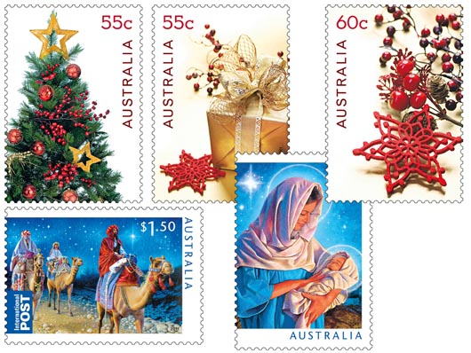 australia-christmas-stamps-2011