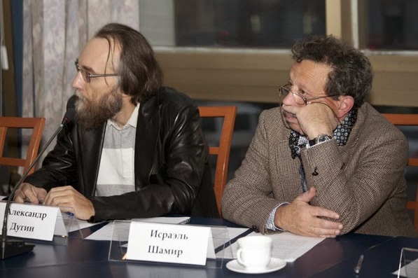 Alexandr Dughin și Israel Shamir la clubul Florian Geyer, 17 October 2011, Moscova