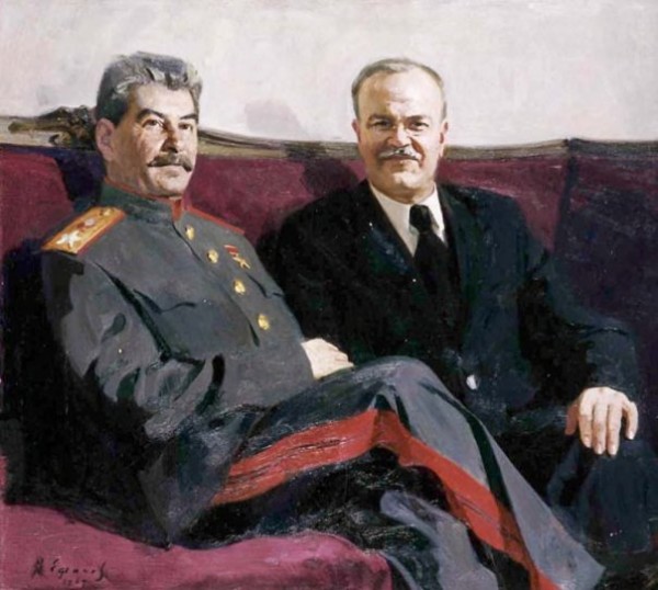 Tovarăşii Stalin şi Molotov